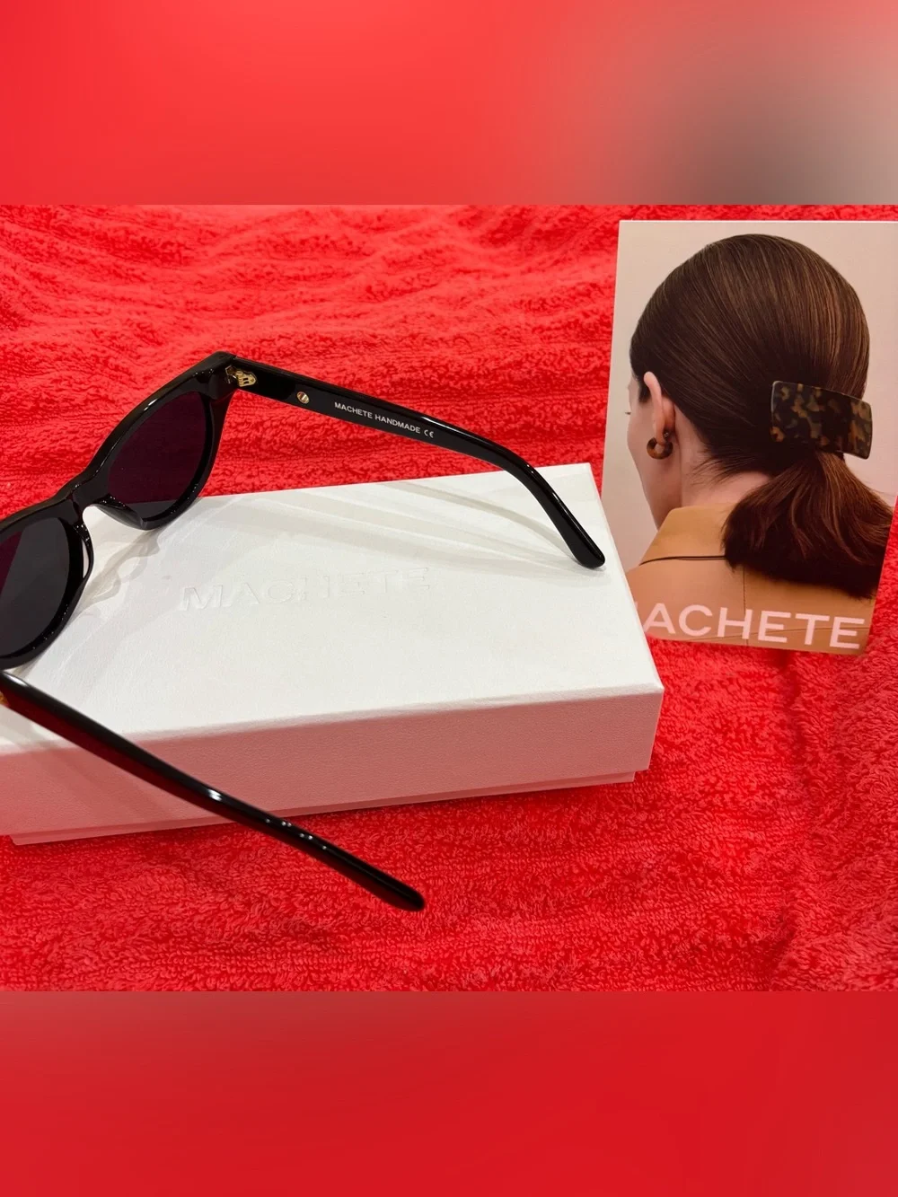 MACHETE Black Cat-Eye Sunglasses